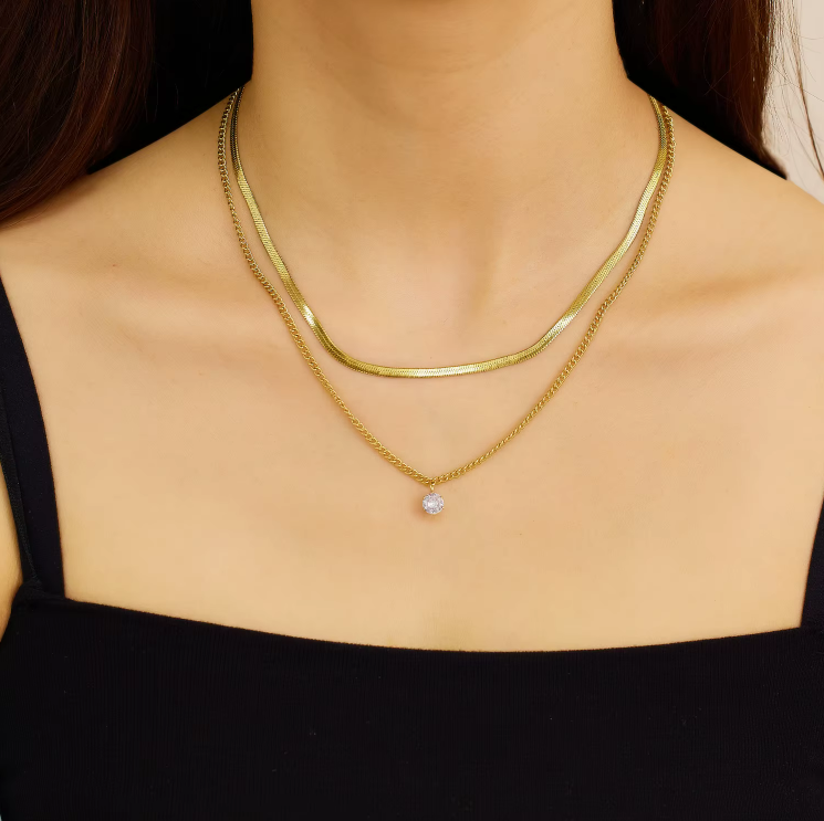 Snake Diamond | Halskjede