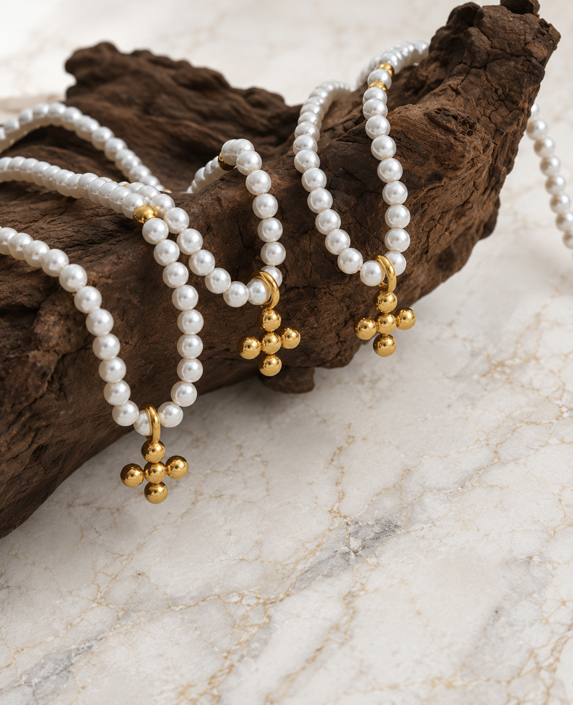 Bubble Cross | Halskjede
