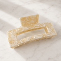 Bella White Marble | 4 stk | Hårklype