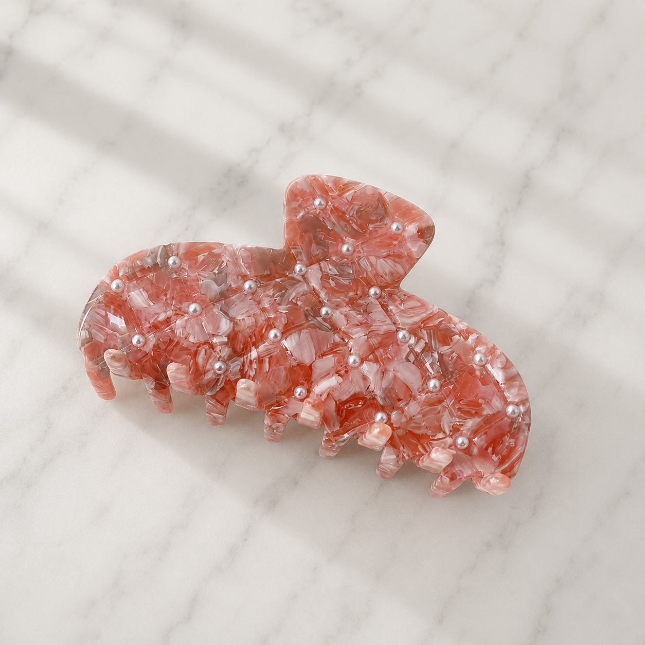 Pearl Peach | 4 stk | Hårklype