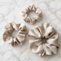 Kelly Champagne | 3 størrelser | Scrunchie