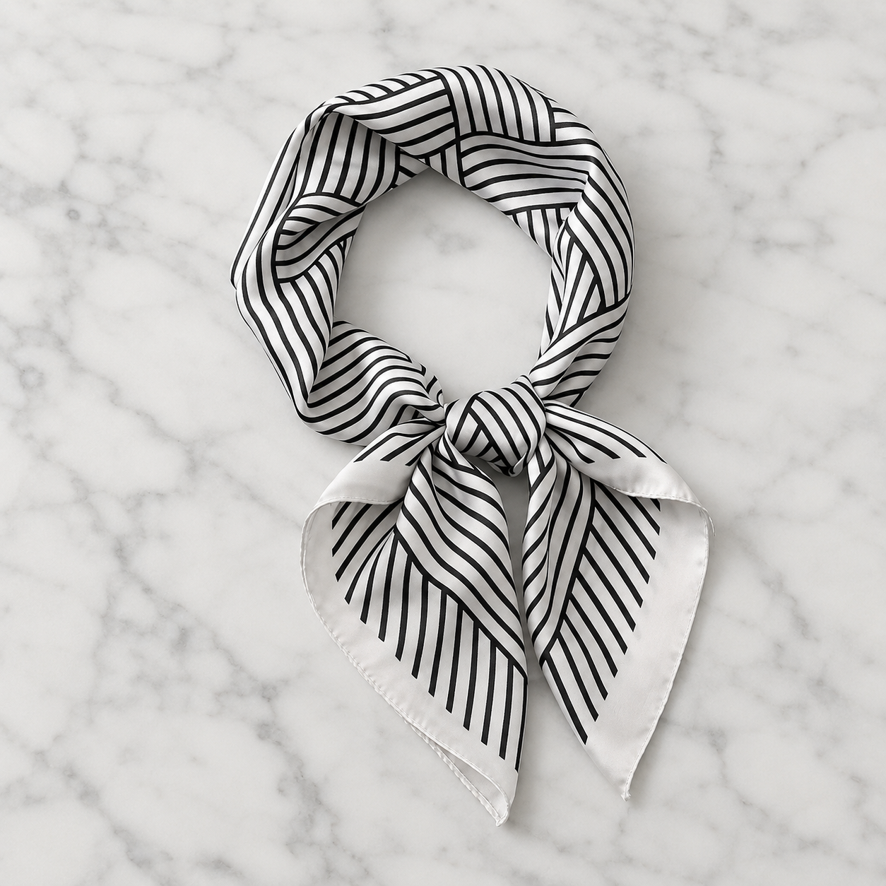 Zebra  | Assortert | Skjerf 70cm x 70cm
