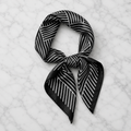 Zebra Black | 4 stk | Skjerf 70cm x 70cm