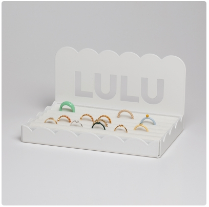 Startpakke LULU Copenhagen - The Candy Shop øredobber + Ring Bar + Armbånd + Halskjeder + Øredobber